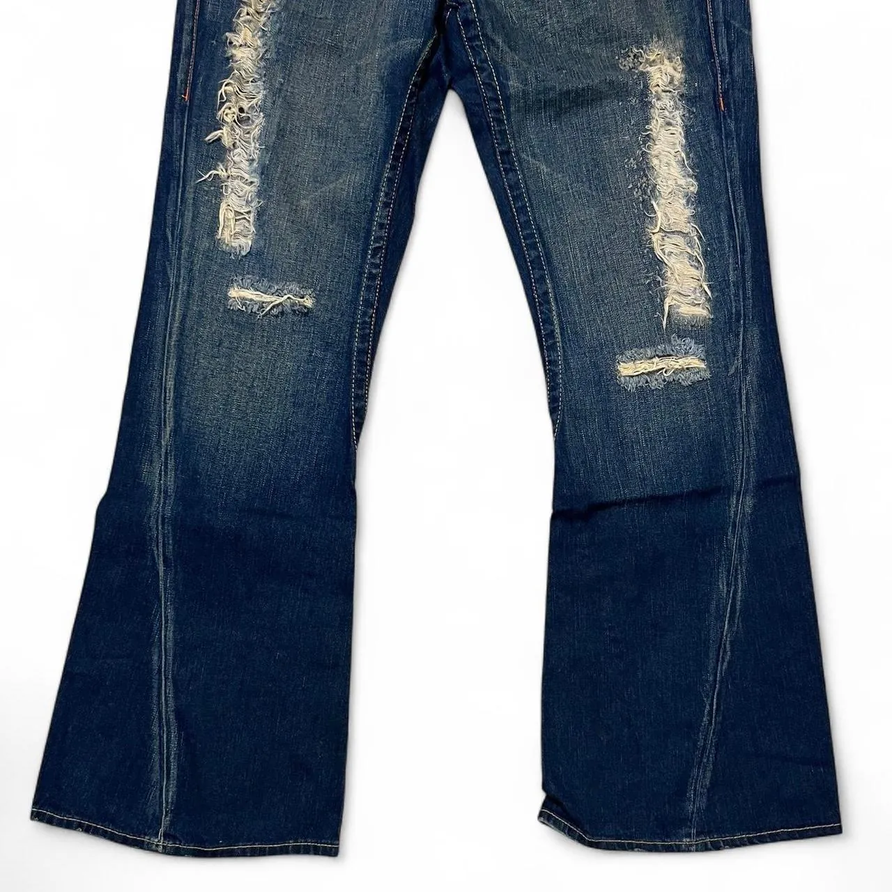 Vintage 2004 True Religion Distressed Flared Jeans, photo 2 of 8