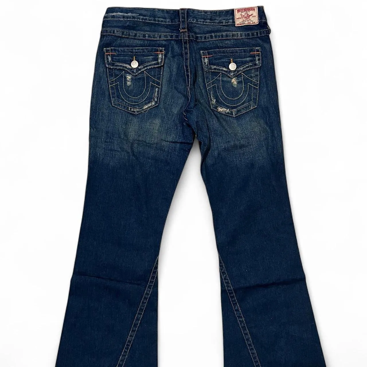 Vintage 2004 True Religion Distressed Flared Jeans, photo 4 of 8
