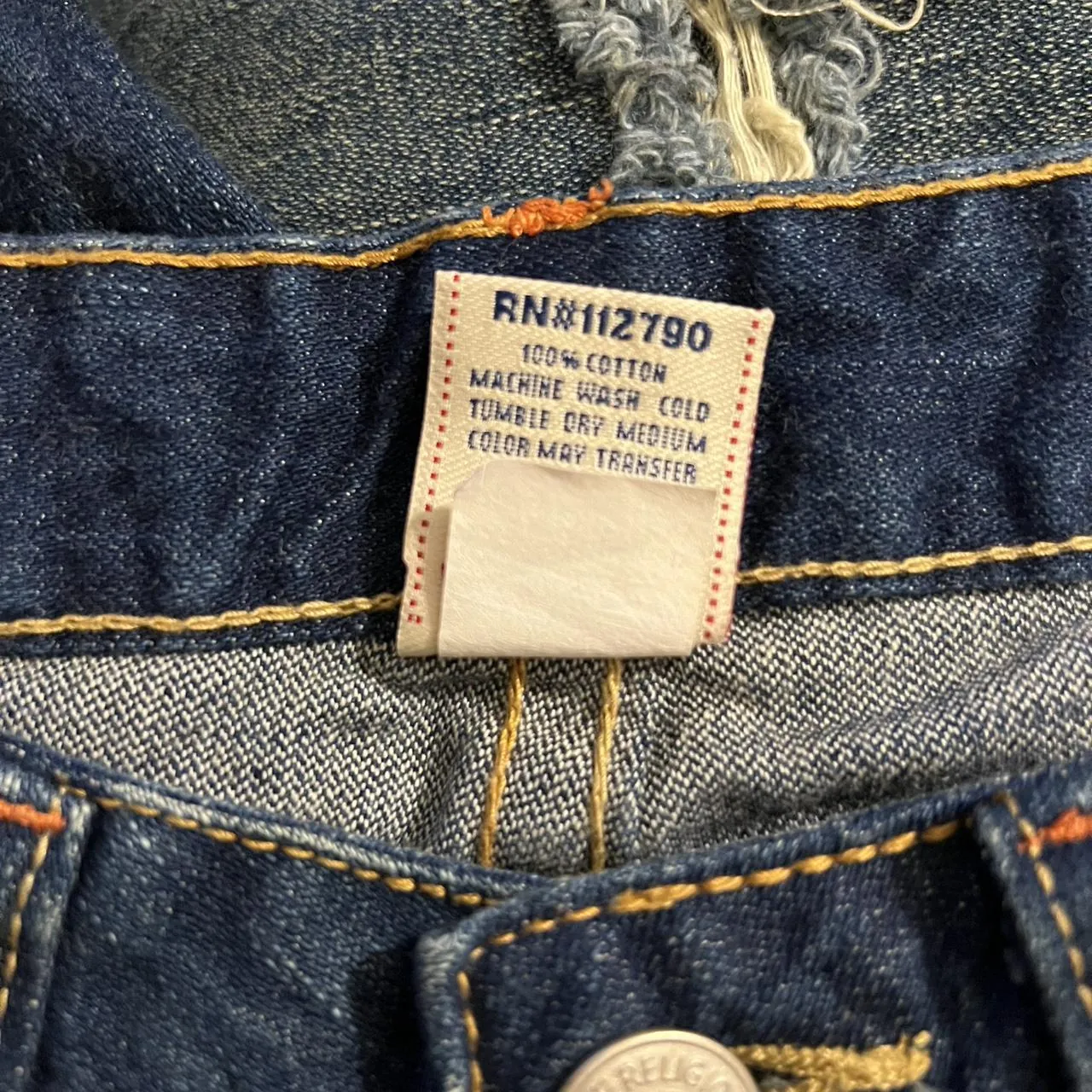 Vintage 2004 True Religion Distressed Flared Jeans, photo 8 of 8