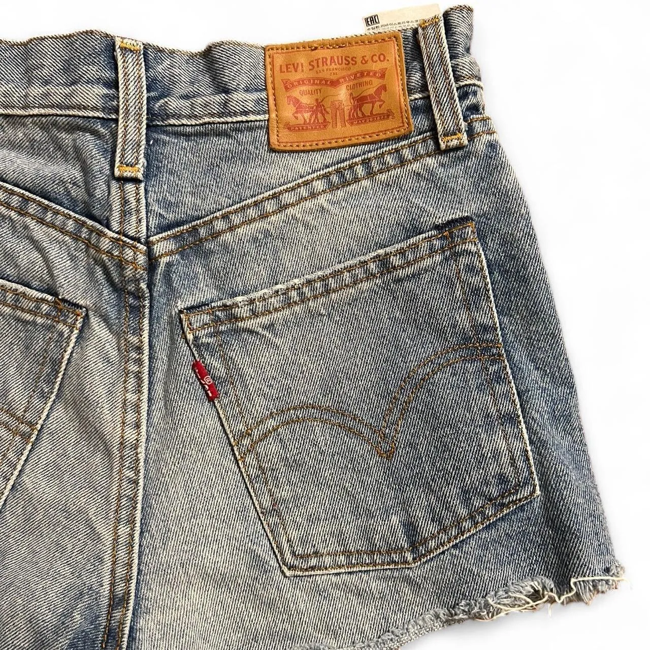 Vintage Levi’s Cutoff Distressed Denim Shorts, photo 4 of 5