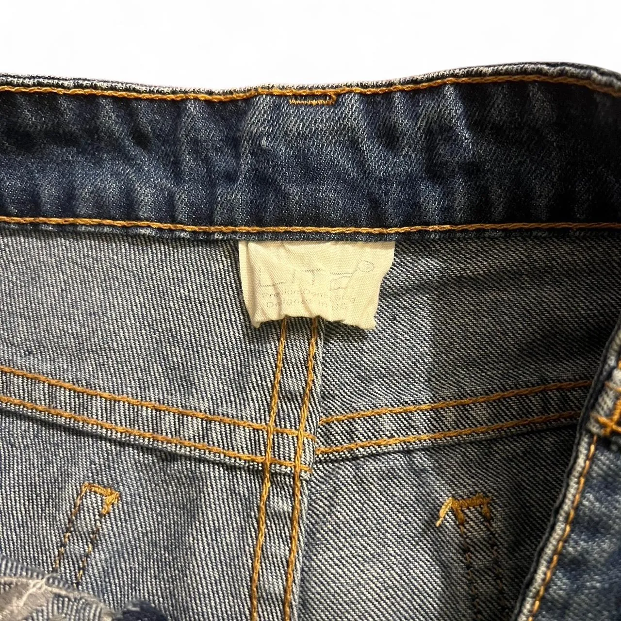 Litz Y2K Embroidered Floral Denim Shorts, photo 4 of 4