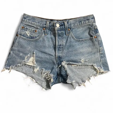 Levi’s 501 Red Tag Blue Denim Shorts