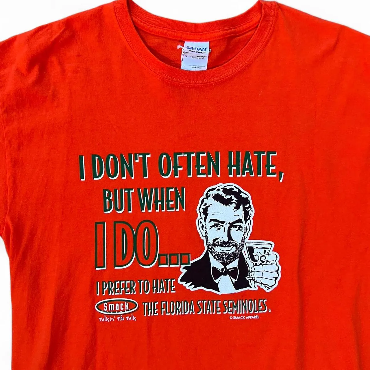 “I don’t often hate but when I do I’d rather hate the Florida State Seminoles” University of Miami, University of Florida Shirt, photo 2 of 3