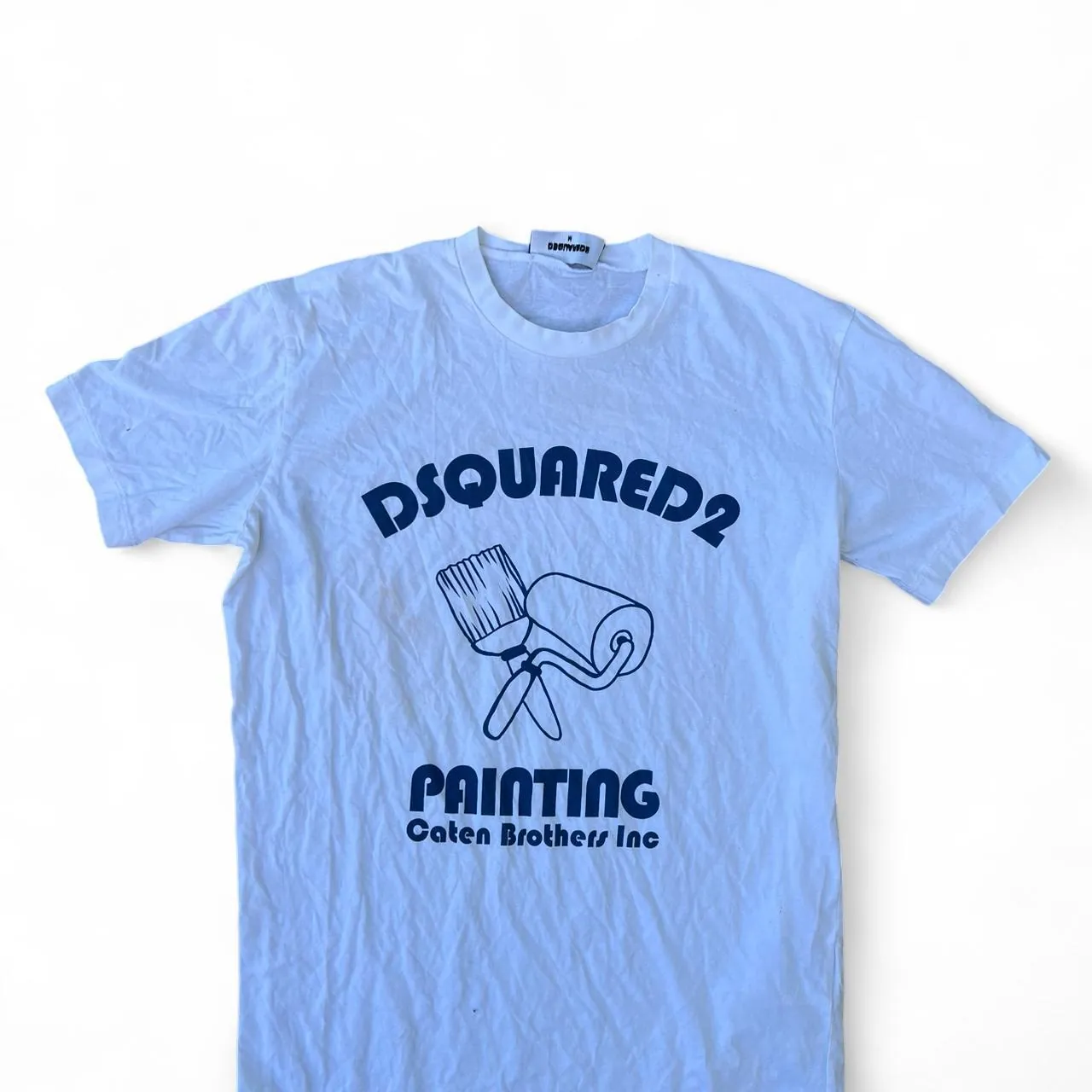 Dsquared2 White Painting Cool T-Shirt, photo 2 of 3