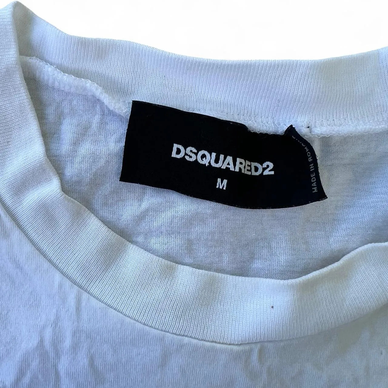 Dsquared2 White Painting Cool T-Shirt, photo 3 of 3