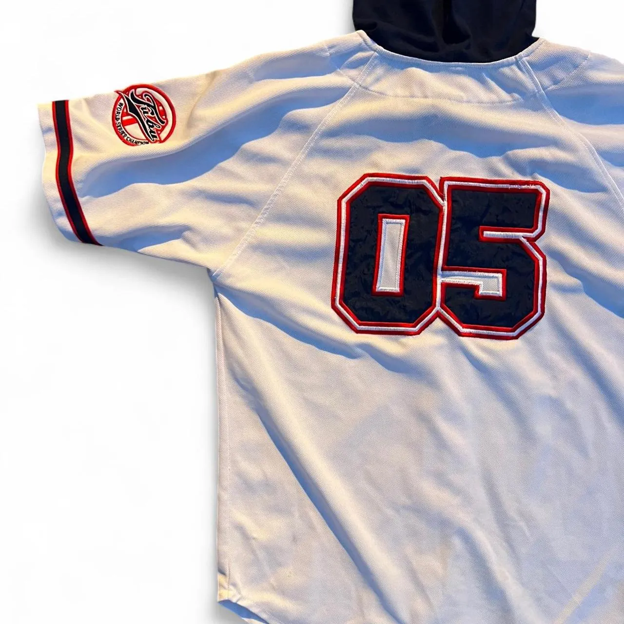 Vintage Fubu Jersey with Hoodie, photo 3 of 5