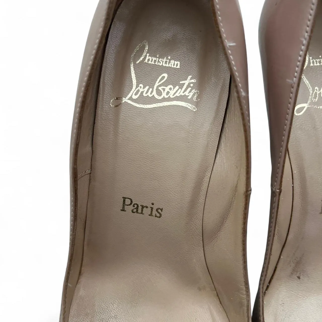 Christian Louboutin Simple Nude Patent Leather Pumps, photo 2 of 5