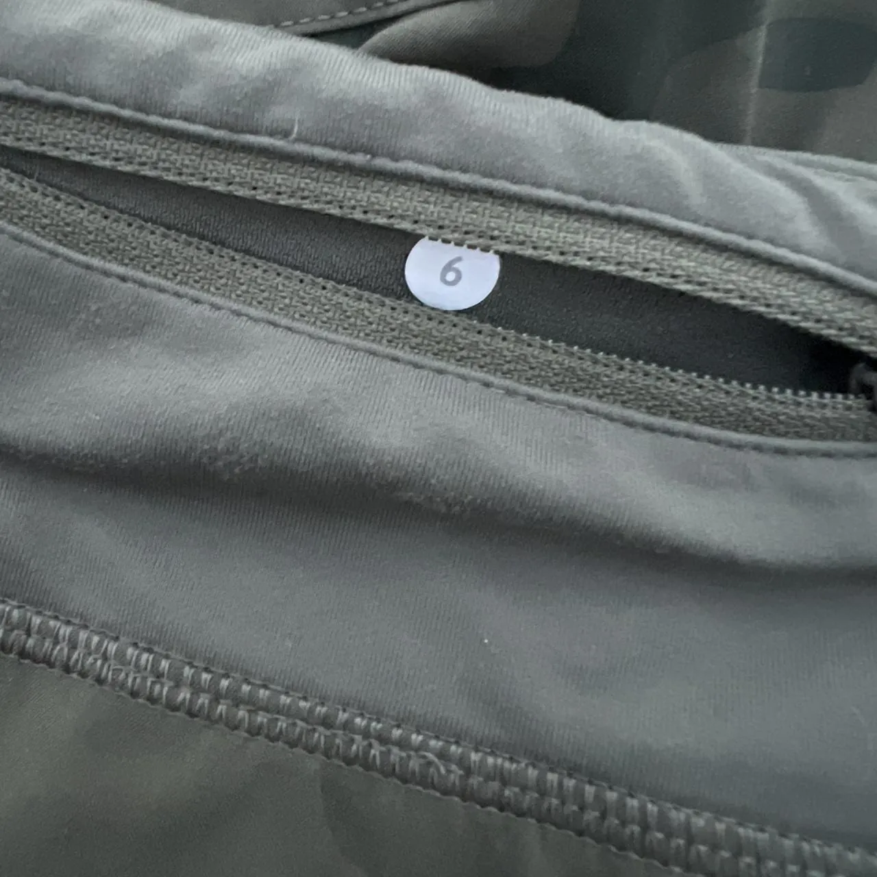 Lululemon Green Camo Speed Up Shorts, photo 5 of 5