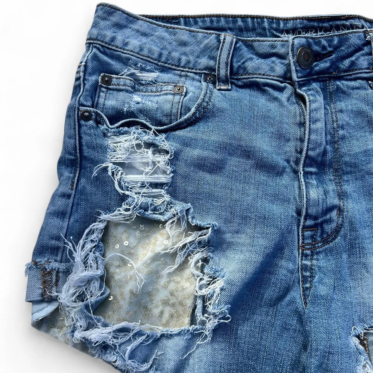 Vintage American Eagle Outfitters Embellished Shorts, photo 2 of 5