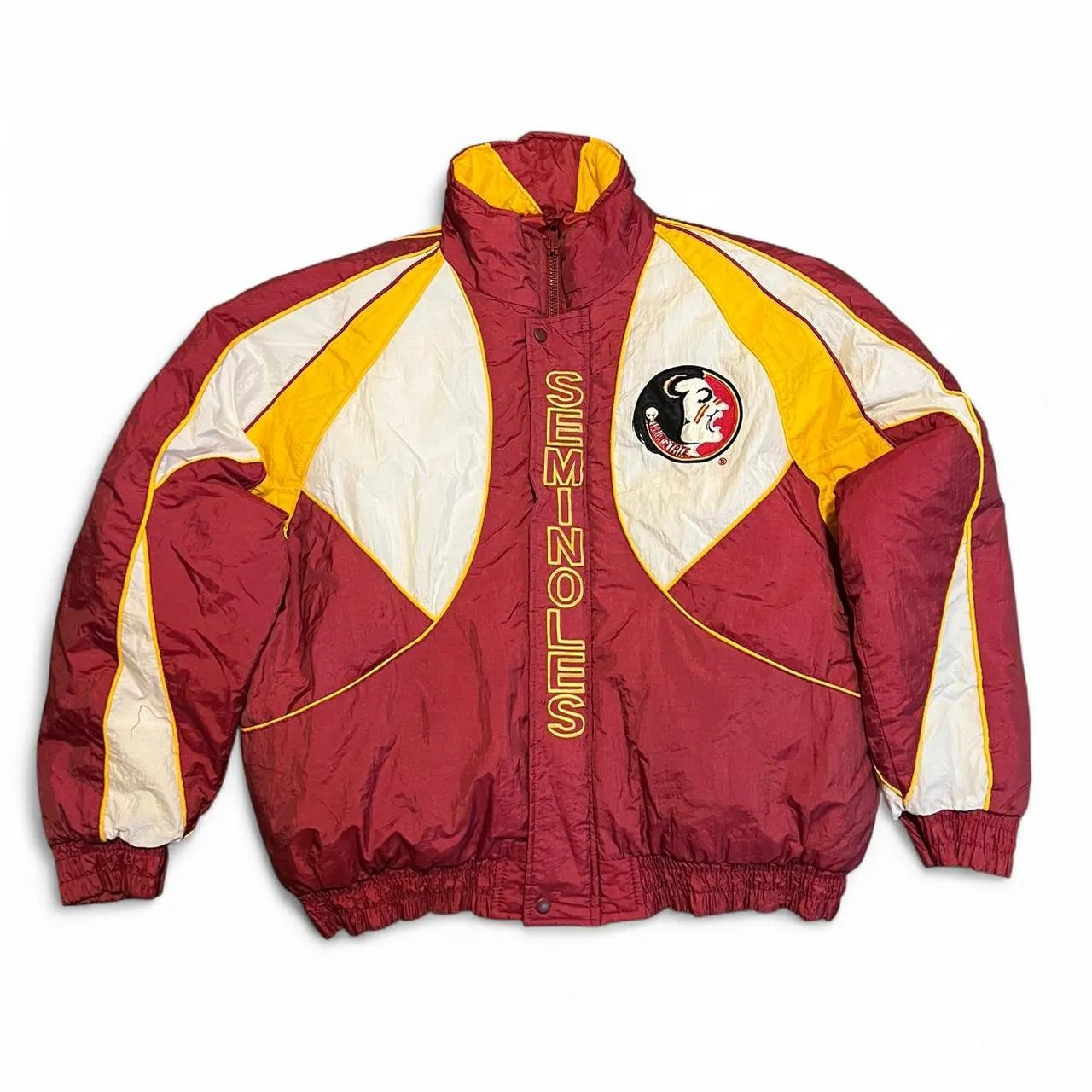 Rare Vintage 90s Florida State University Seminoles Starter Puffer Jacket, photo 1 of 7