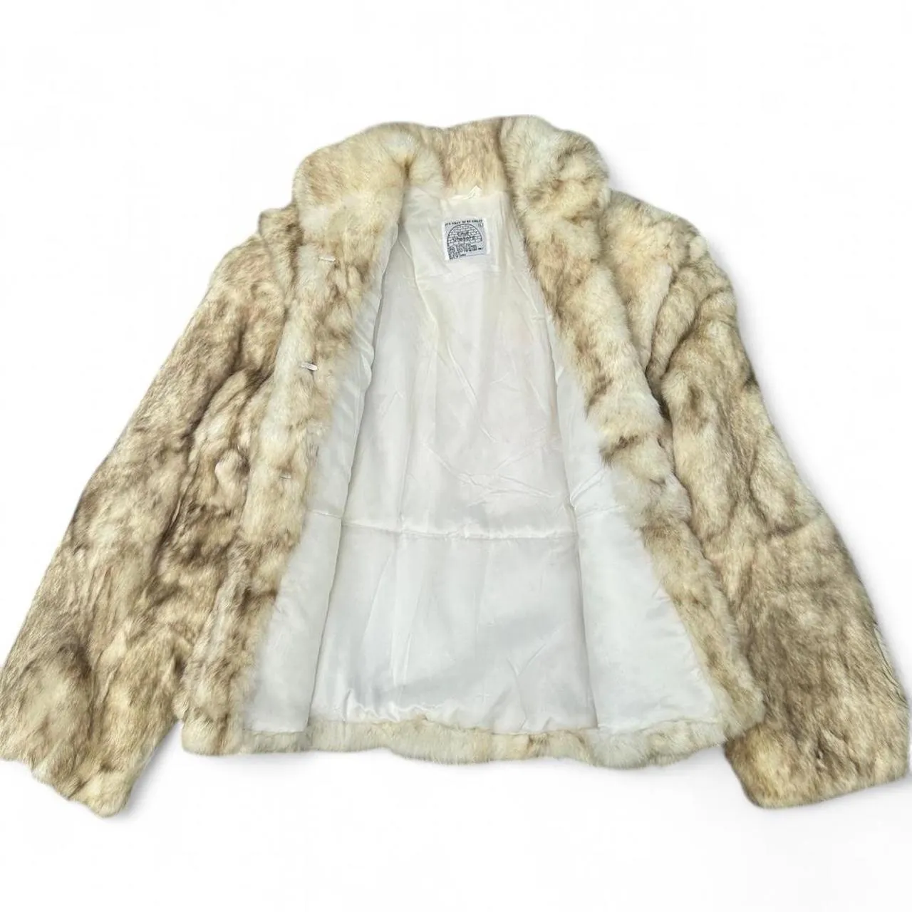 Rare Vintage 70s Chill Chasers Rabbit Fur Coat, photo 2 of 6