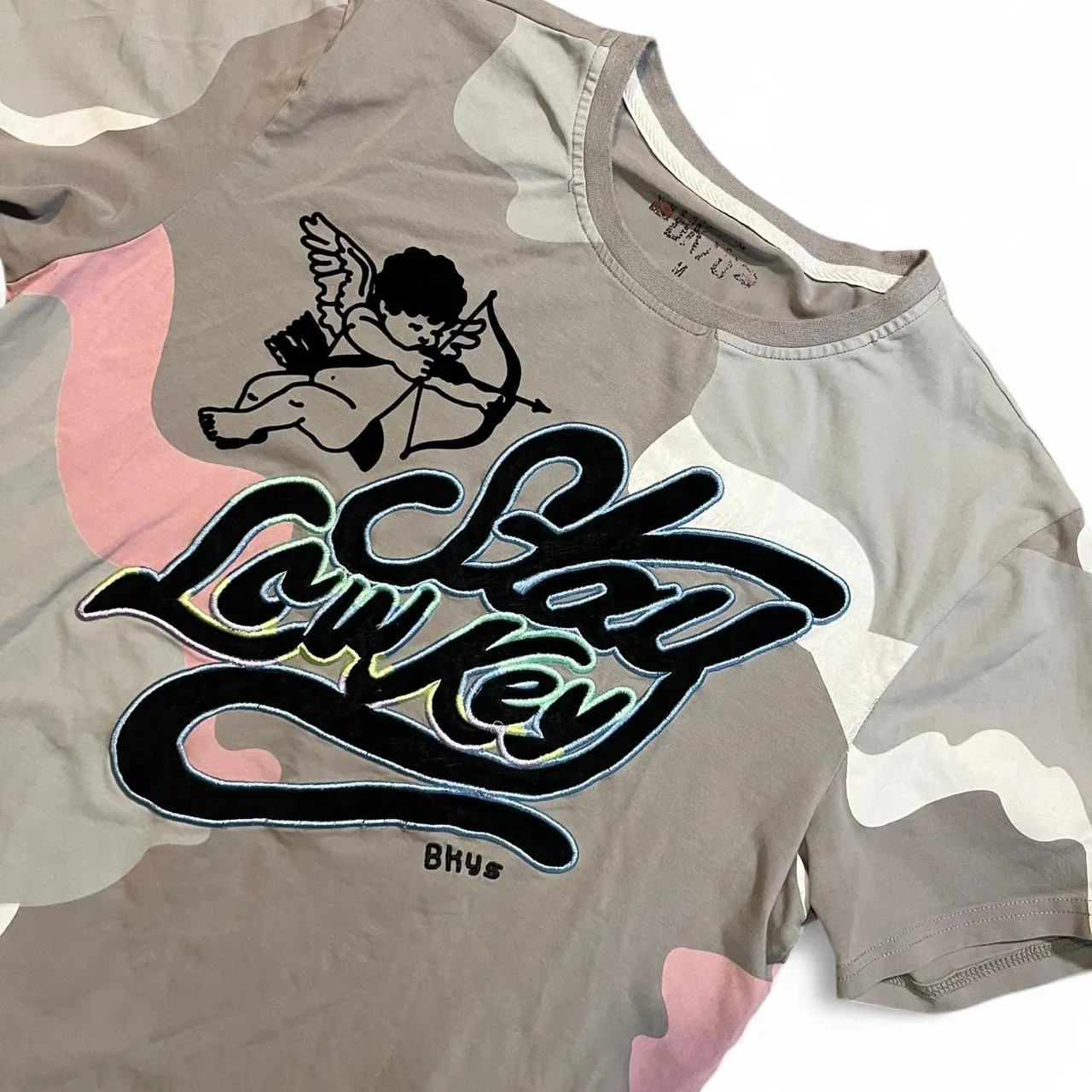 Streetwear Black Keys - Stay Low Key Grey Camo Tee, photo 2 of 3