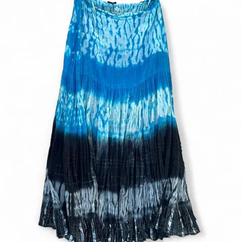 Vintage Sheba Boho Tie Dye Maxi Skirt