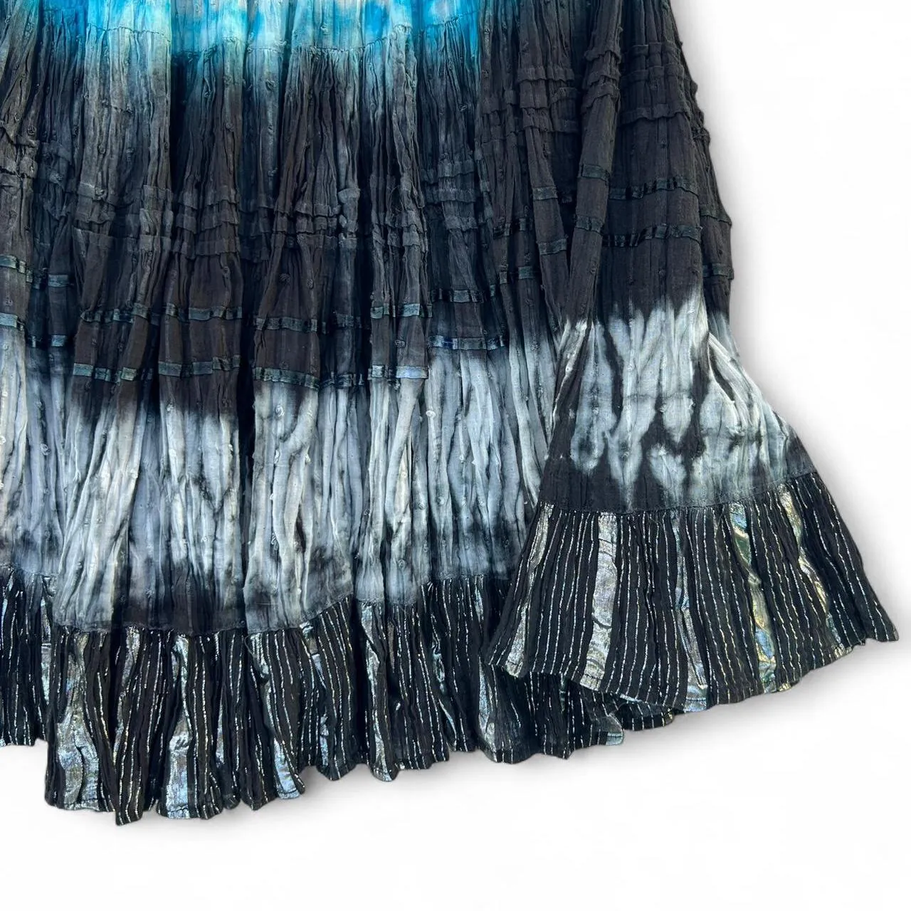 Vintage Sheba Boho Tie Dye Maxi Skirt, photo 2 of 3