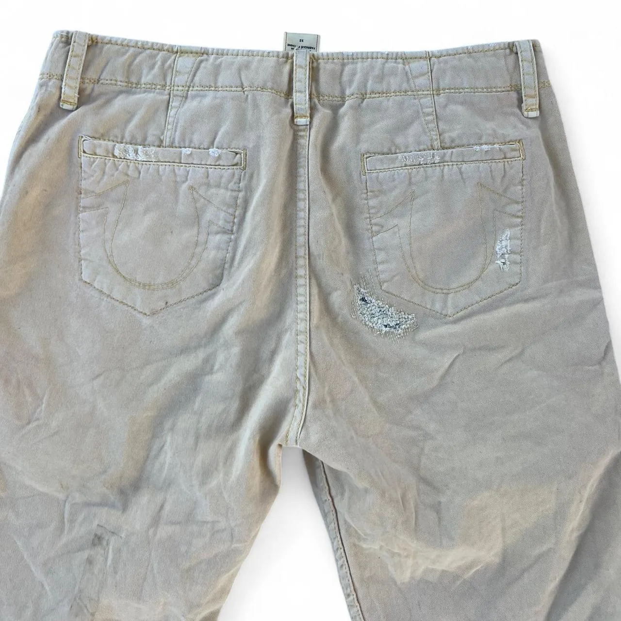 Vintage True Religion Khaki Shorts, photo 4 of 6