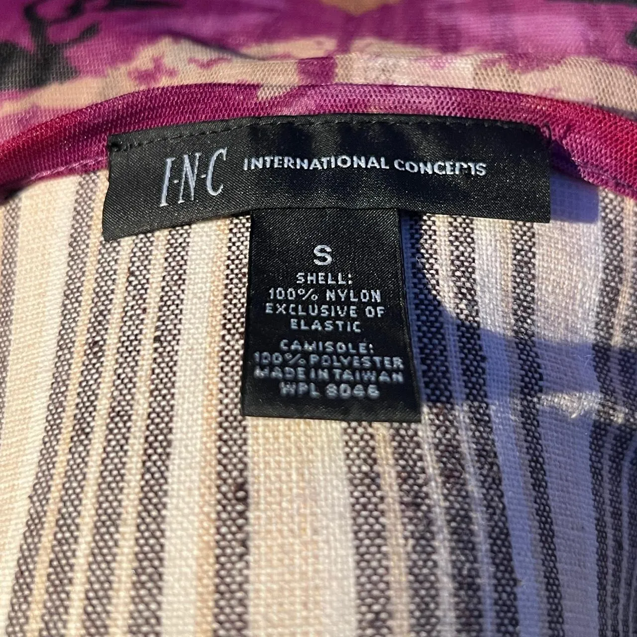 INC International Concepts Pink Colorful Boho Blouse, photo 4 of 4