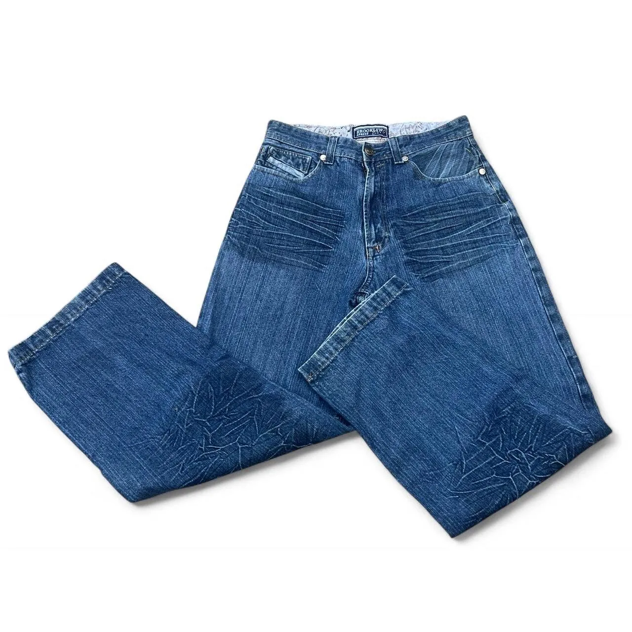 Vintage Brooklyn Xpress Baggy Straight Leg Jeans, photo 1 of 6