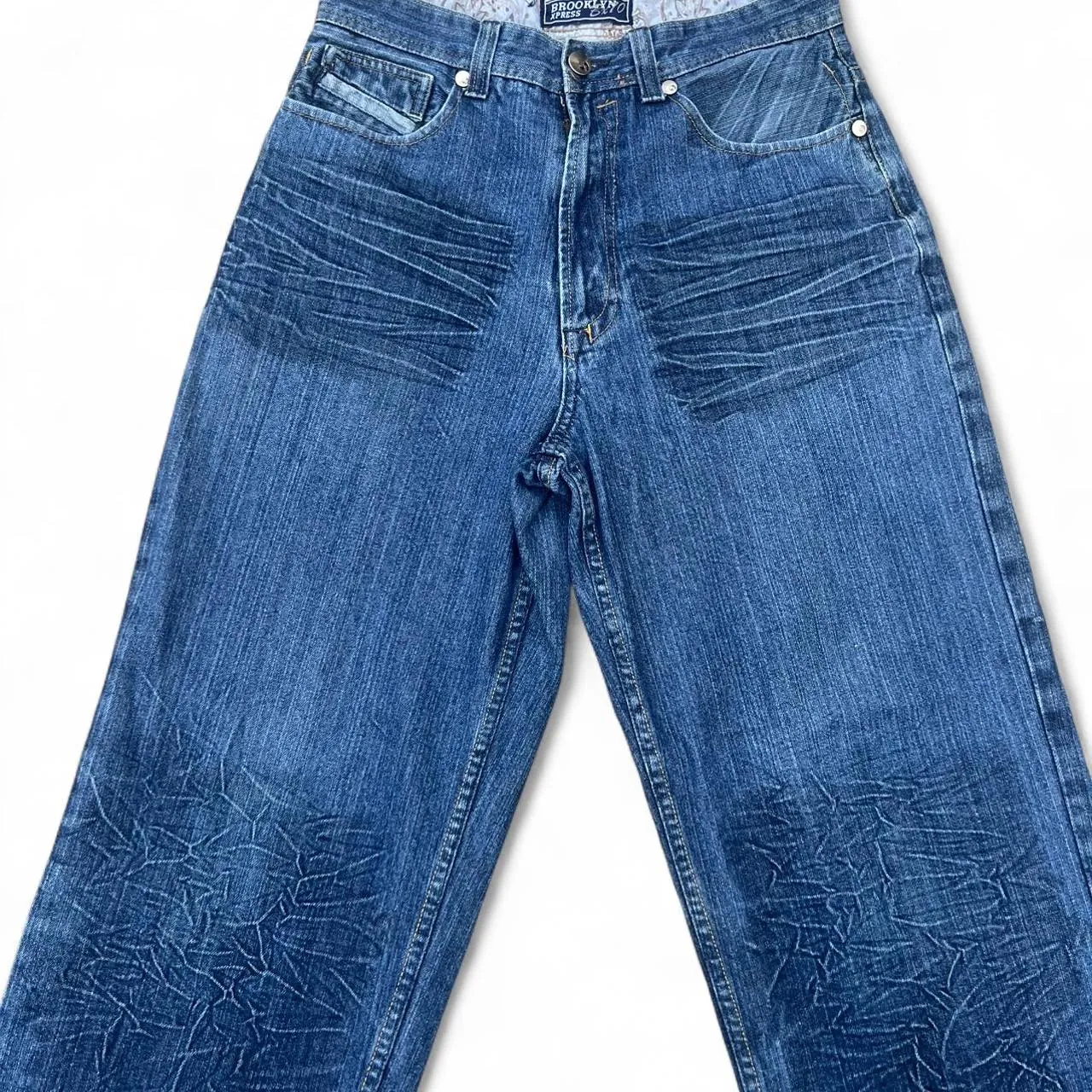 Vintage Brooklyn Xpress Baggy Straight Leg Jeans, photo 2 of 6