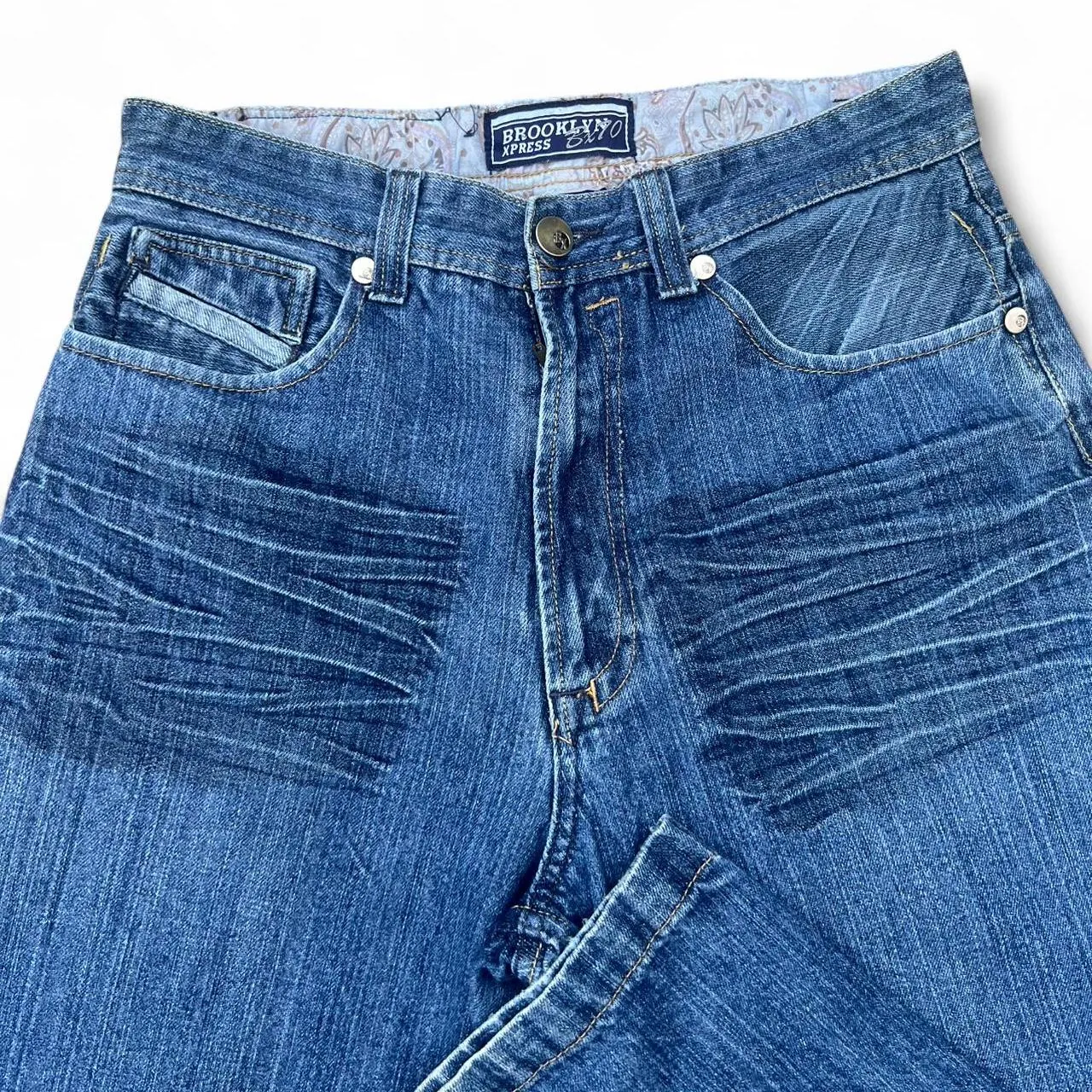 Vintage Brooklyn Xpress Baggy Straight Leg Jeans, photo 3 of 6