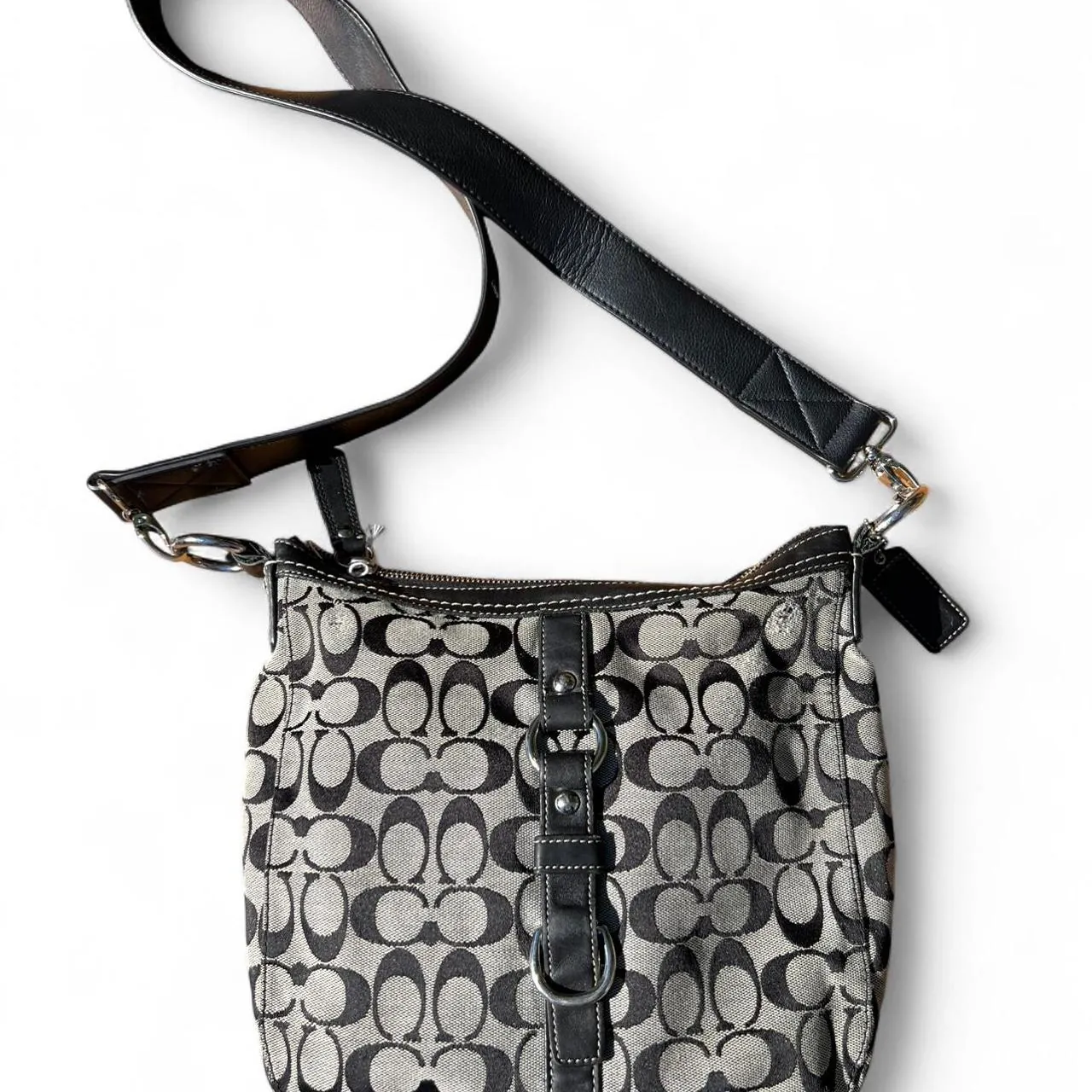 Vintage Coach Signature Shoulder/Crossbody Bag, photo 1 of 5