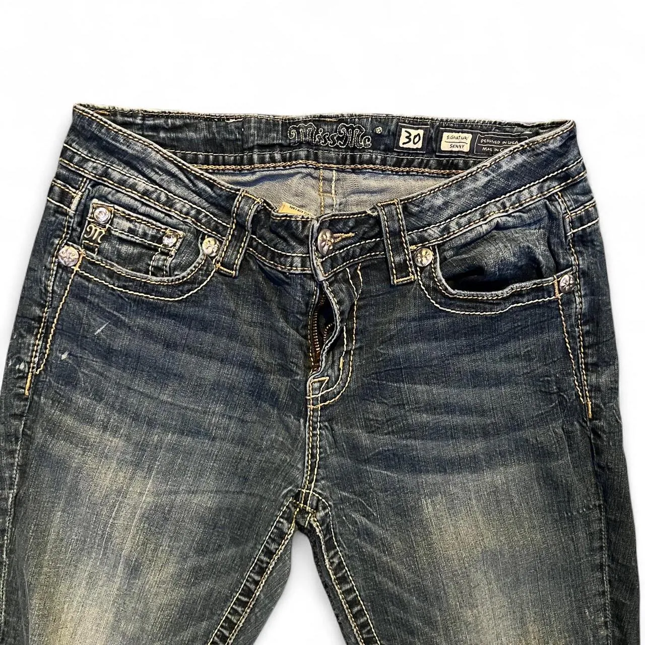 Vintage Miss Me Embroidered Skinny Jeans, photo 3 of 5