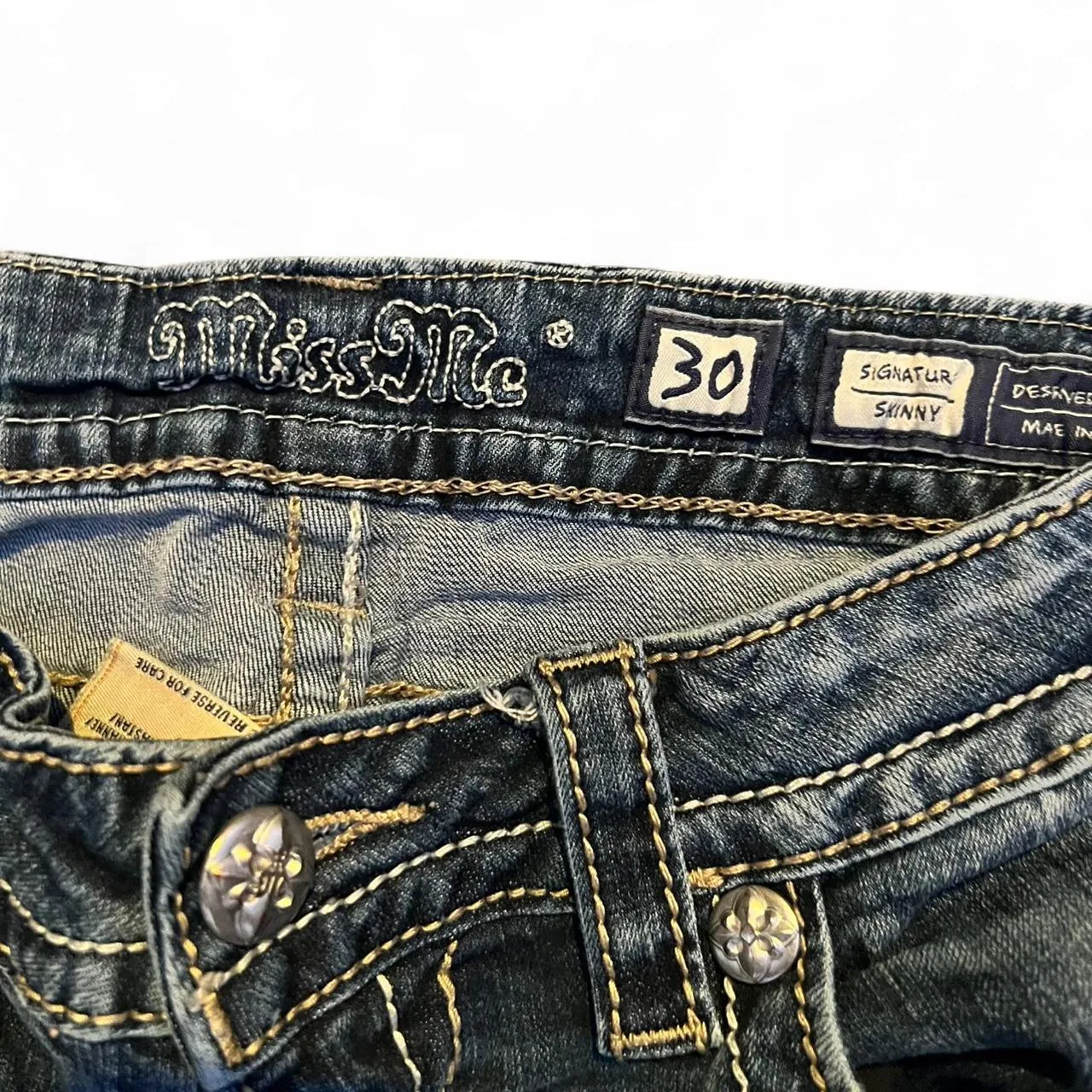 Vintage Miss Me Embroidered Skinny Jeans, photo 4 of 5