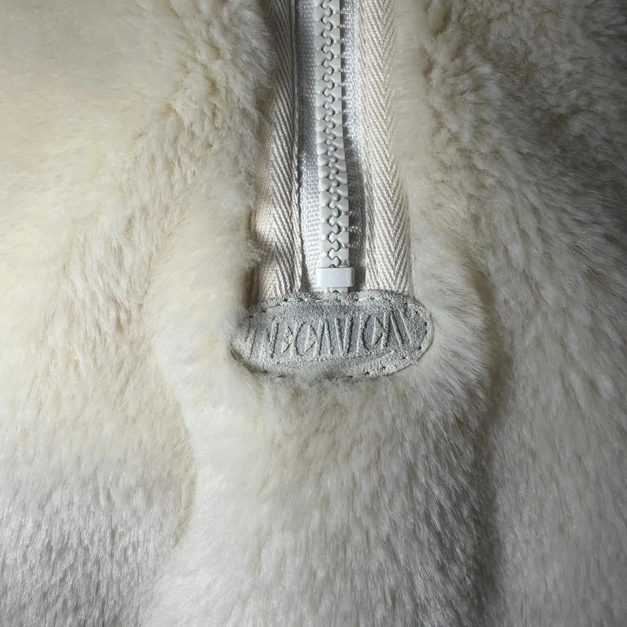 Vintage Tecnica Faux Fur Embroidered Pullover Jacket, photo 4 of 6