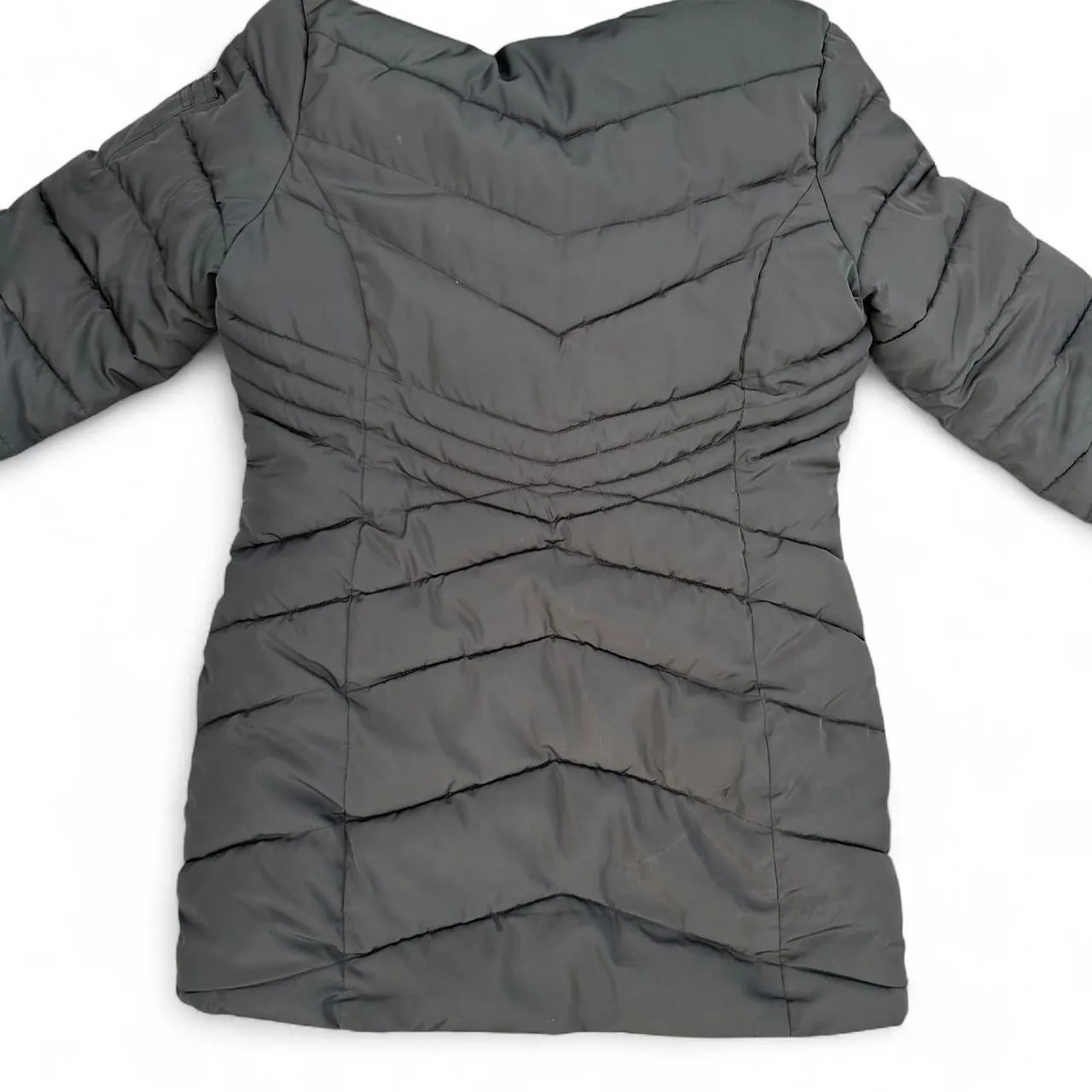 Diesel Classic Green Puffer Jacket with Faux Fur, photo 5 of 7