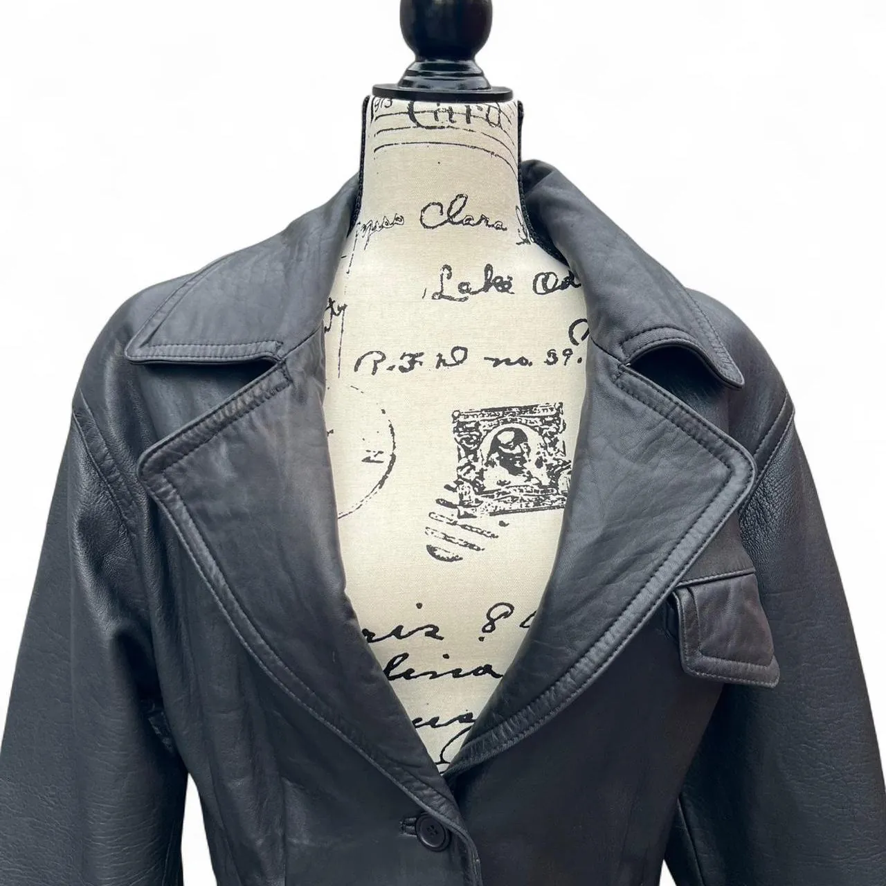 Vintage Siena Studio Black Leather Jacket, photo 3 of 7