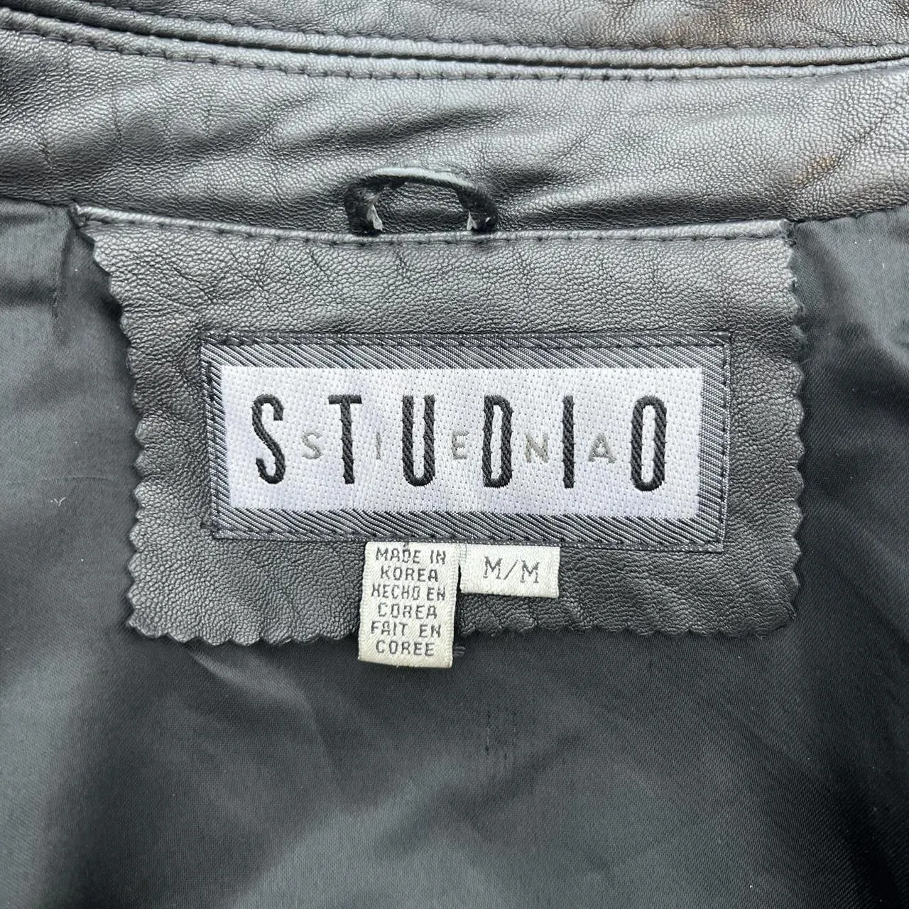 Vintage Siena Studio Black Leather Jacket, photo 7 of 7