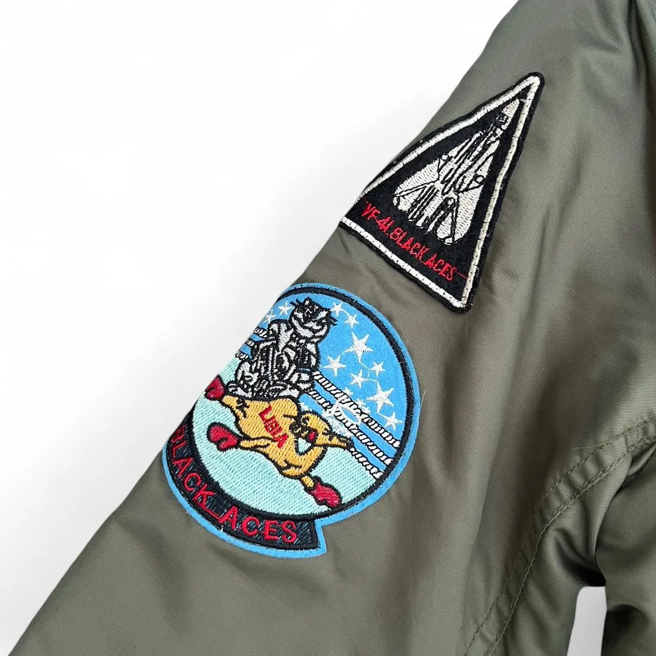 Avidace L-2B Navy Patch Flight Bomber Jacket, photo 3 of 8