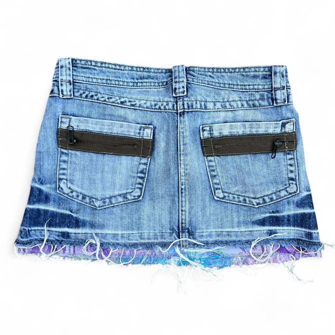 Vintage Blasting Embroidered Mini Skirt, photo 1 of 4