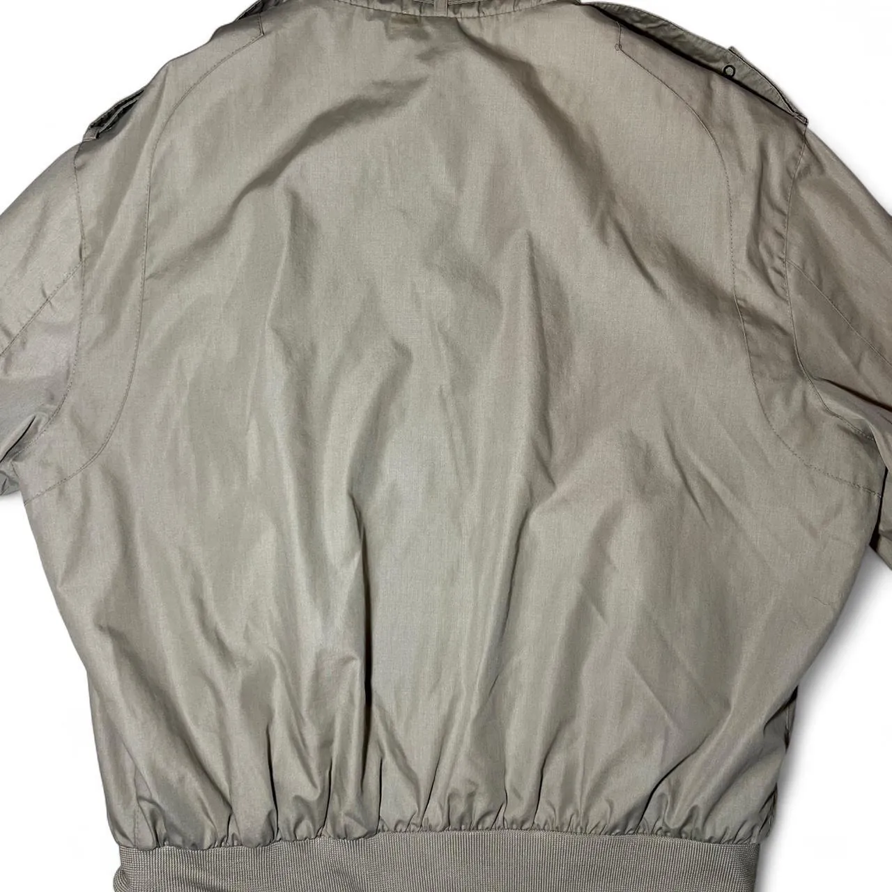 Vintage 80s Members Only Beige Lightweight Bomber Jacket, photo 5 of 6
