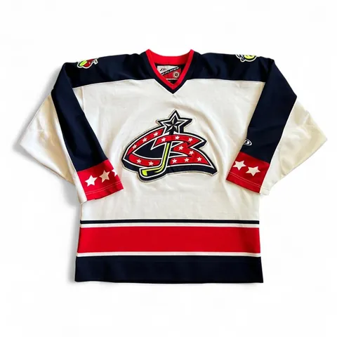 Vintage Columbus Blue Jackets Hockey Jersey