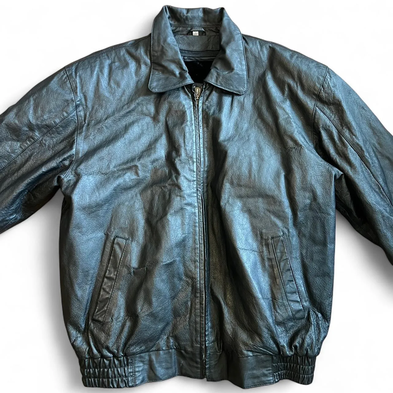 Vintage Leather American Flag Eagle Leather Jacket, photo 4 of 6