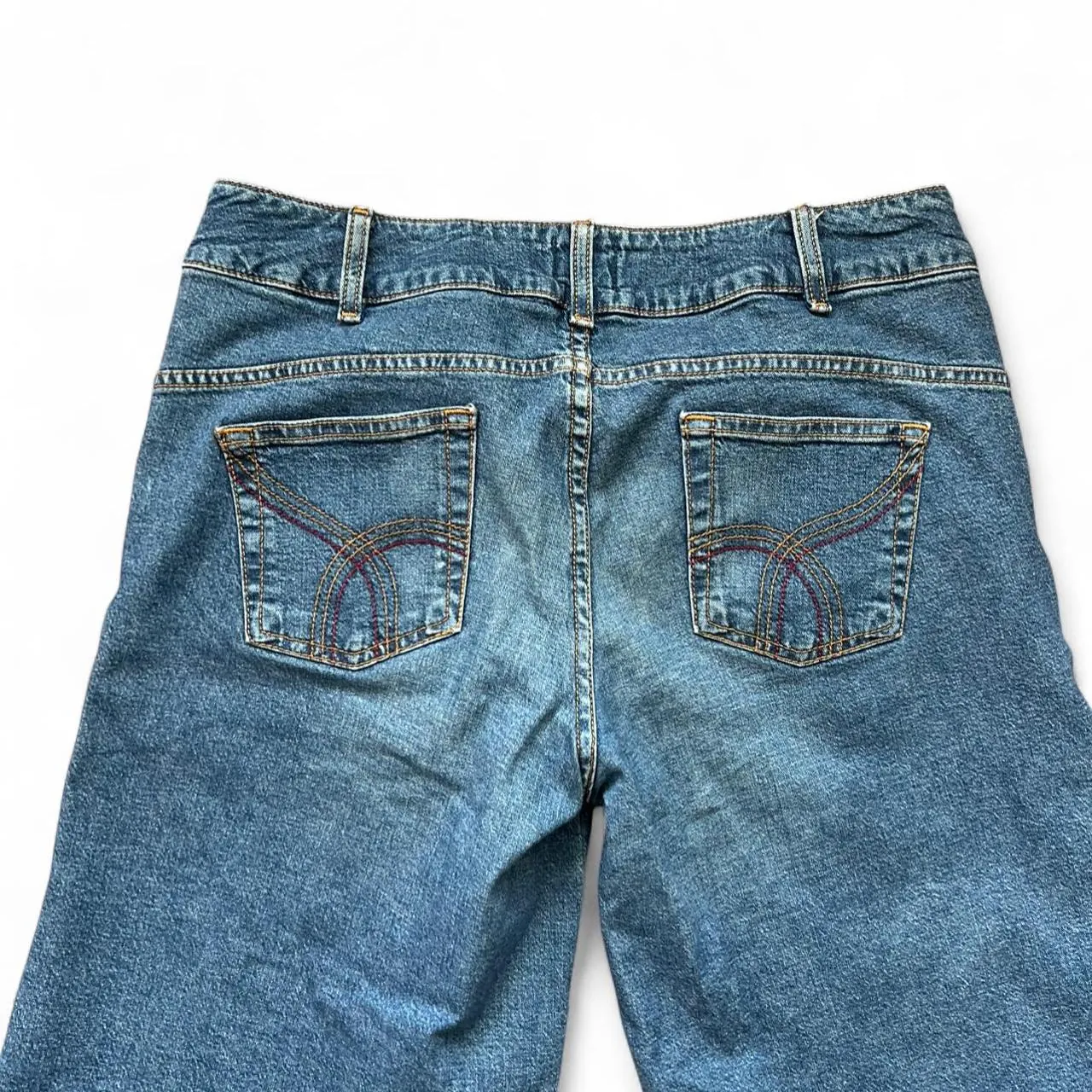 Vintage Fiorucci Denim Wide Leg Capri Jeans, photo 4 of 5