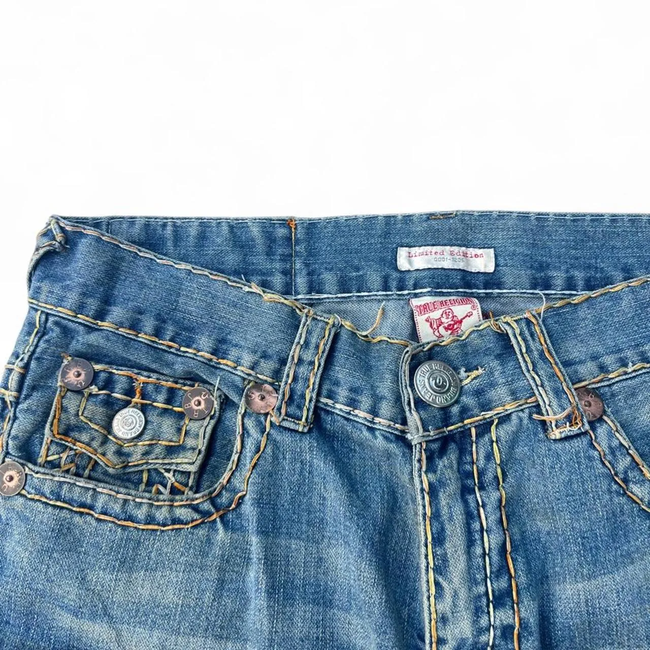 Vintage True Religion Limited Edition Thick Stitch Jeans, photo 4 of 7