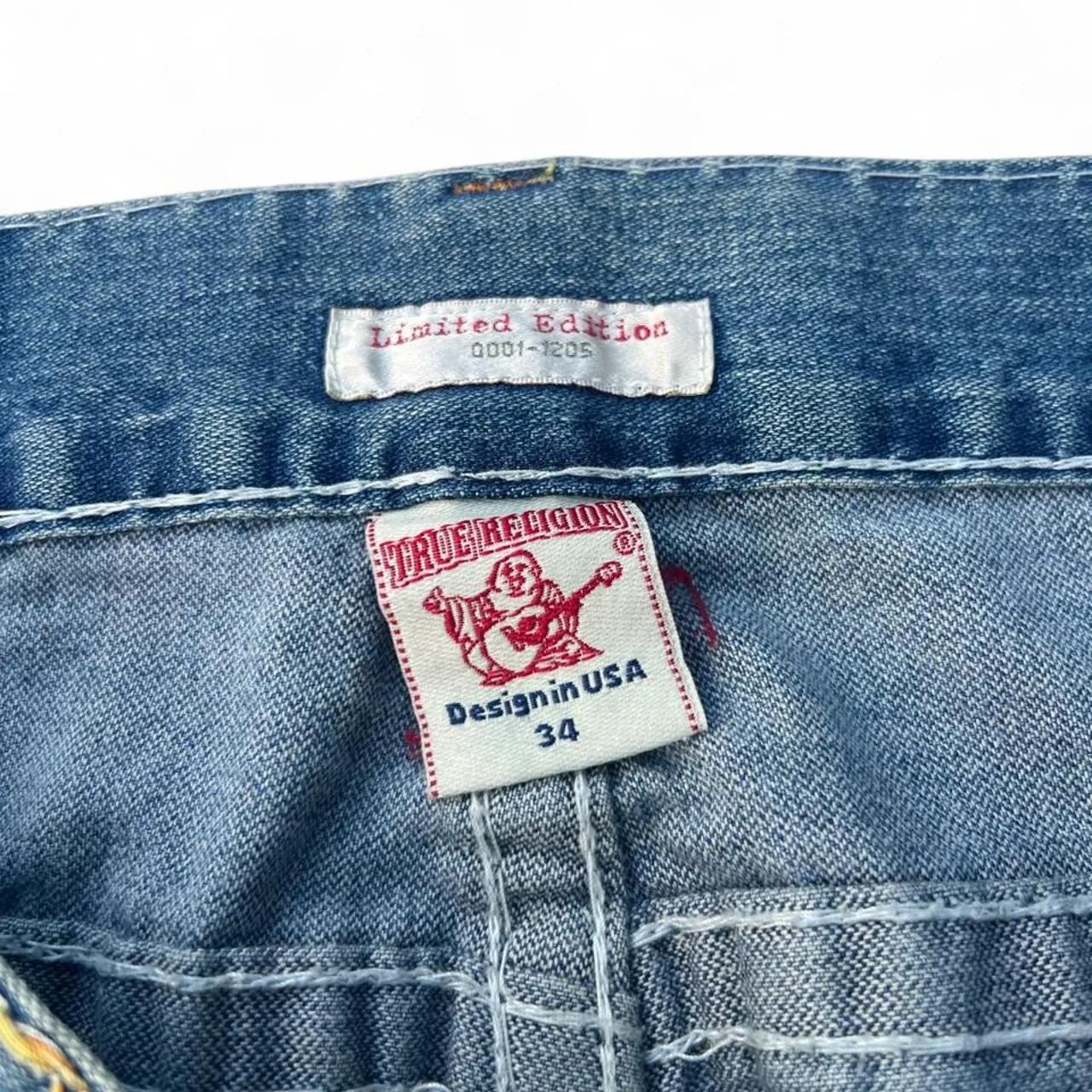 Vintage True Religion Limited Edition Thick Stitch Jeans, photo 5 of 7