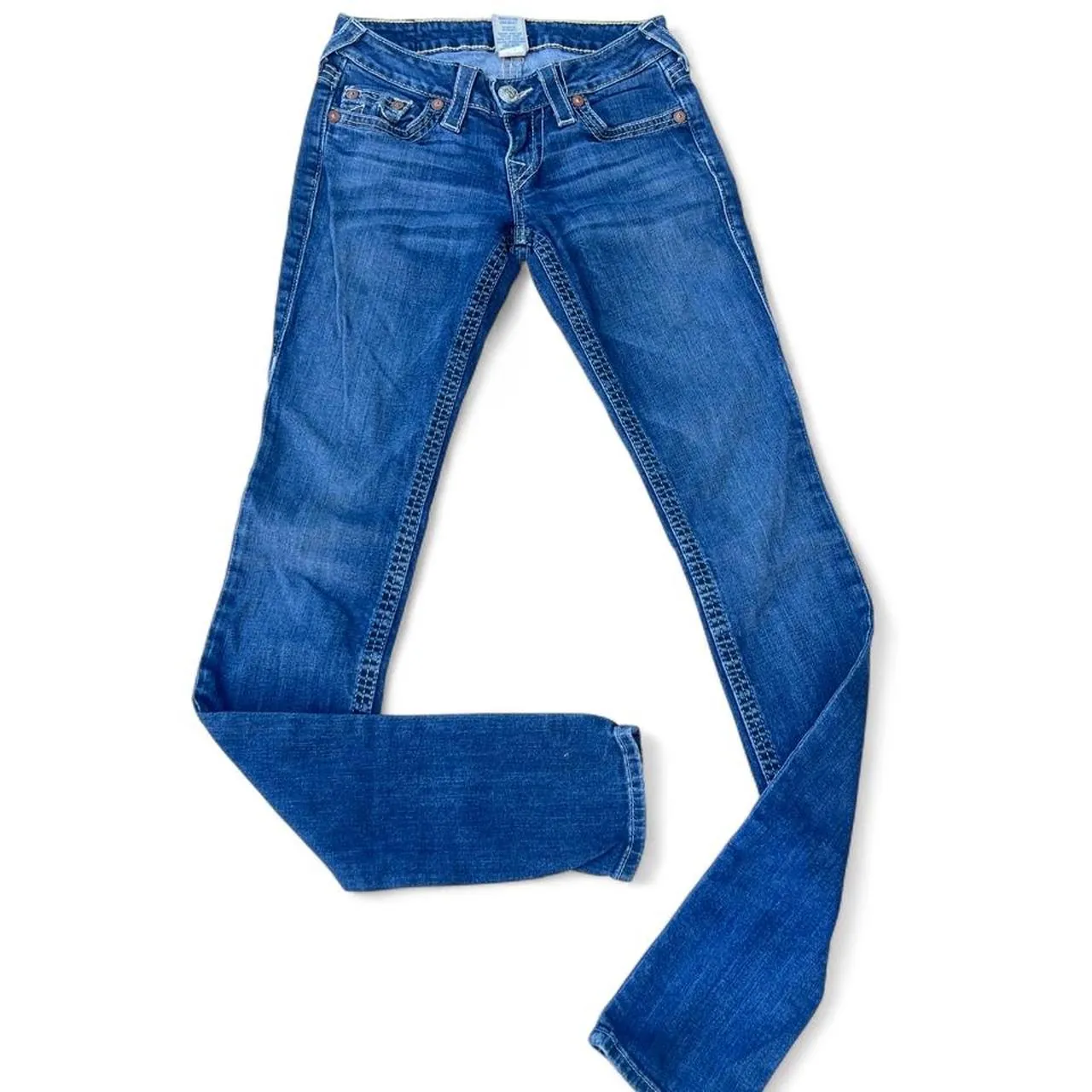 Vintage True Religion Y2K Skinny Jeans, photo 2 of 4
