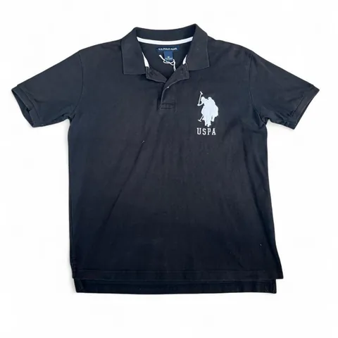 U.S. Polo Assn. Retro Chief Keef Black Polo Shirt