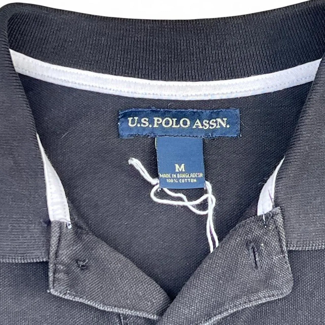 U.S. Polo Assn. Retro Chief Keef Black Polo Shirt, photo 3 of 4