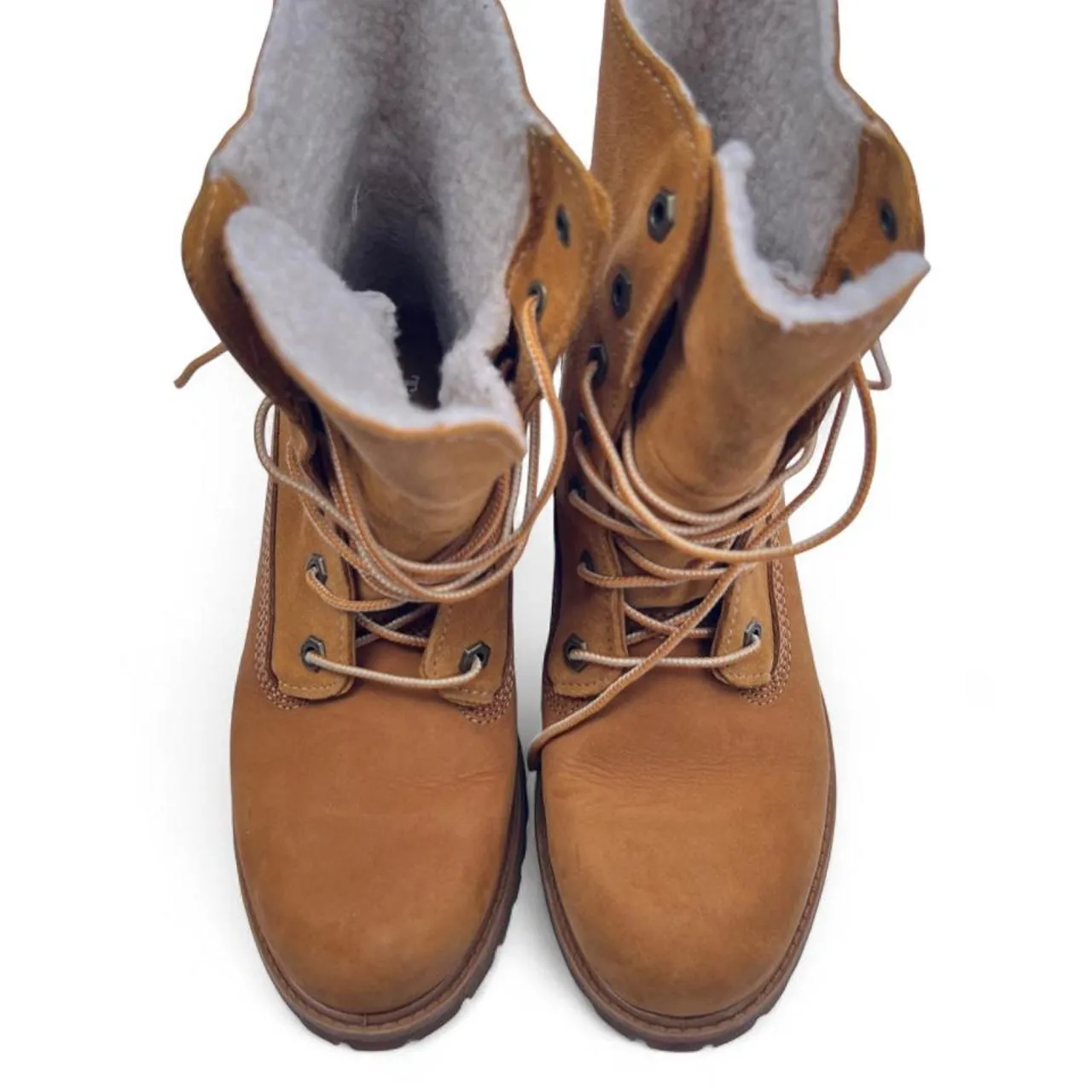 Timberland Fleece Fold Down Boot 'Wheat’ Boots, photo 3 of 6