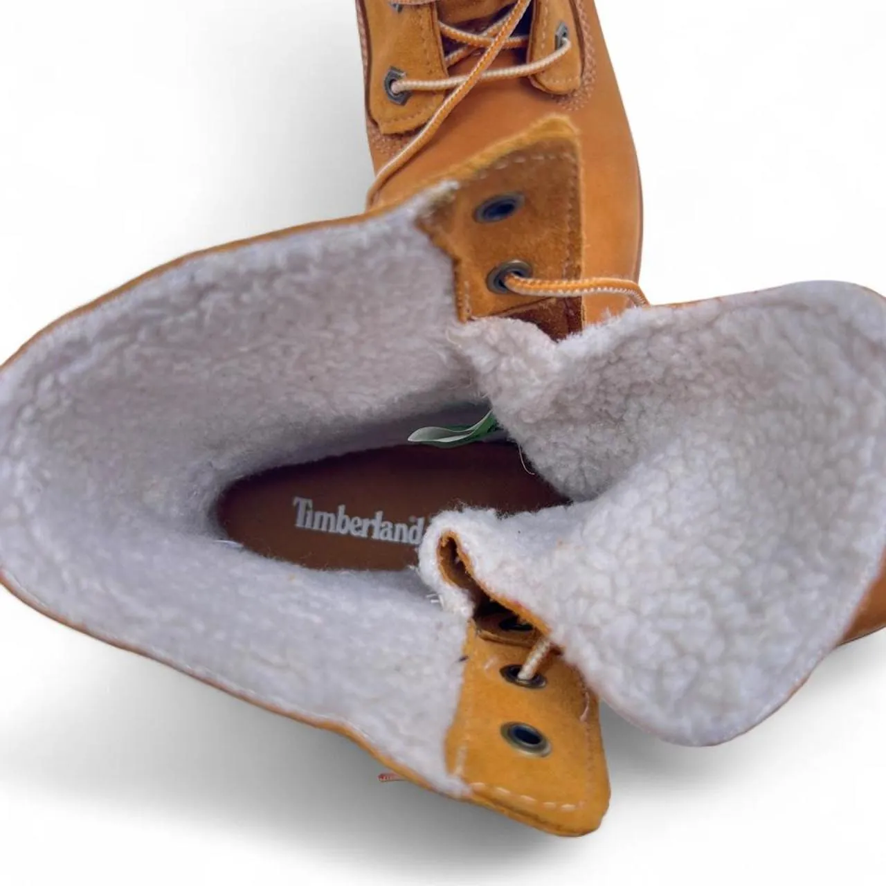 Timberland Fleece Fold Down Boot 'Wheat’ Boots, photo 5 of 6