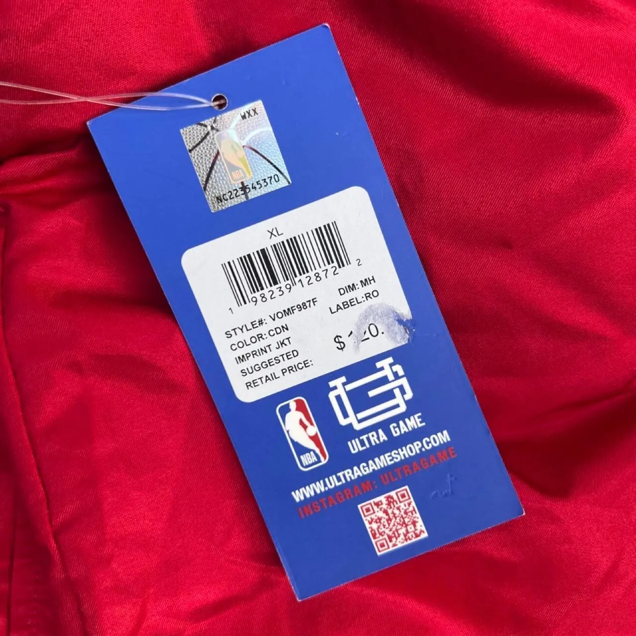 Vintage Miami Heat NBA Polyester Snap Button Varsity Jacket, photo 8 of 8
