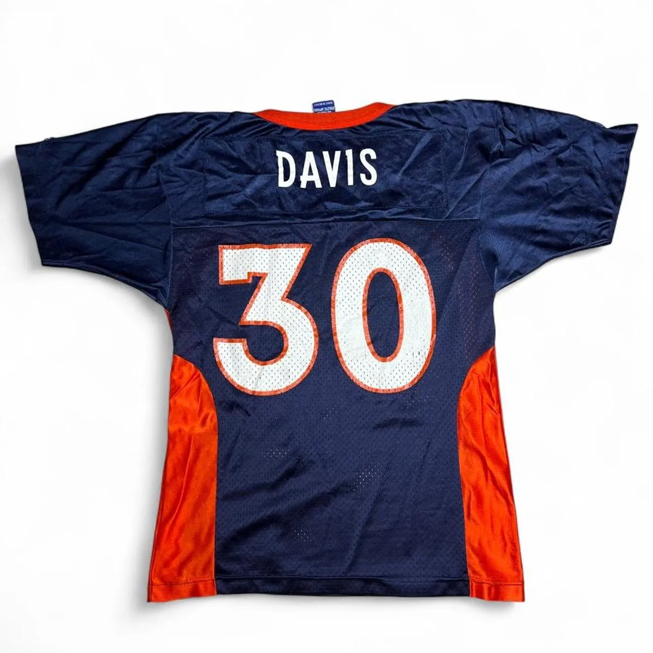 Vintage NFL Denver Broncos Terrell Davis Champion Football Jersey, photo 1 of 4