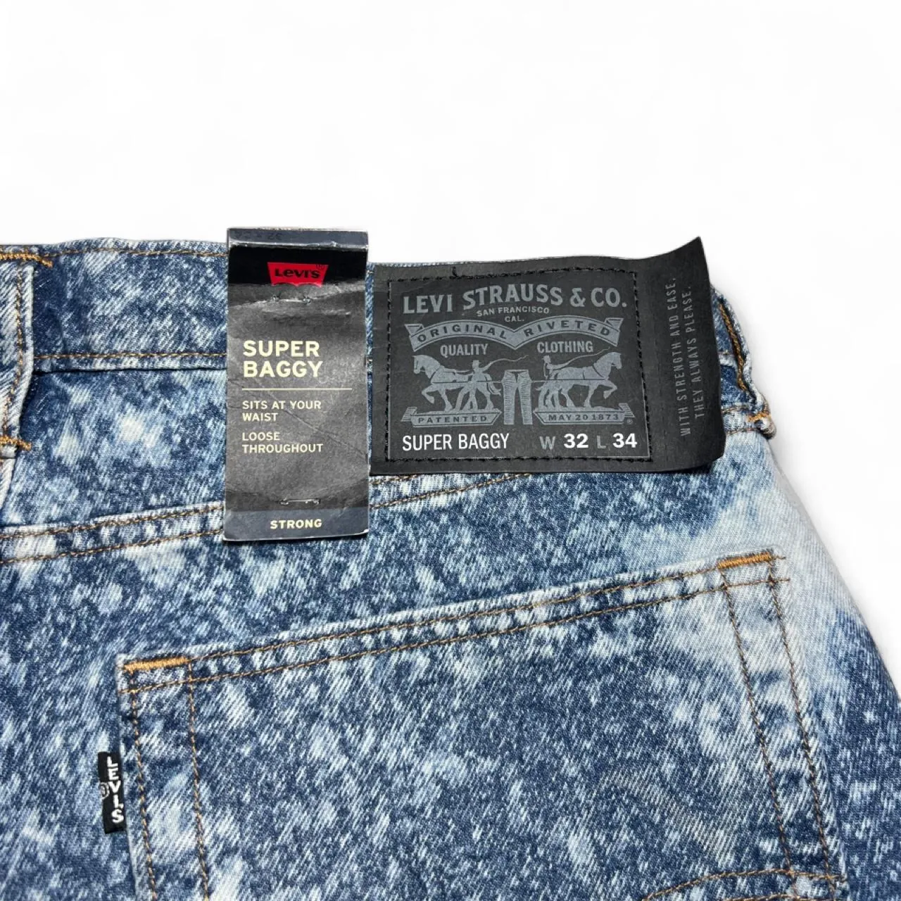 Levi's Super Baggy Acid Wash Jeans, photo 5 of 6