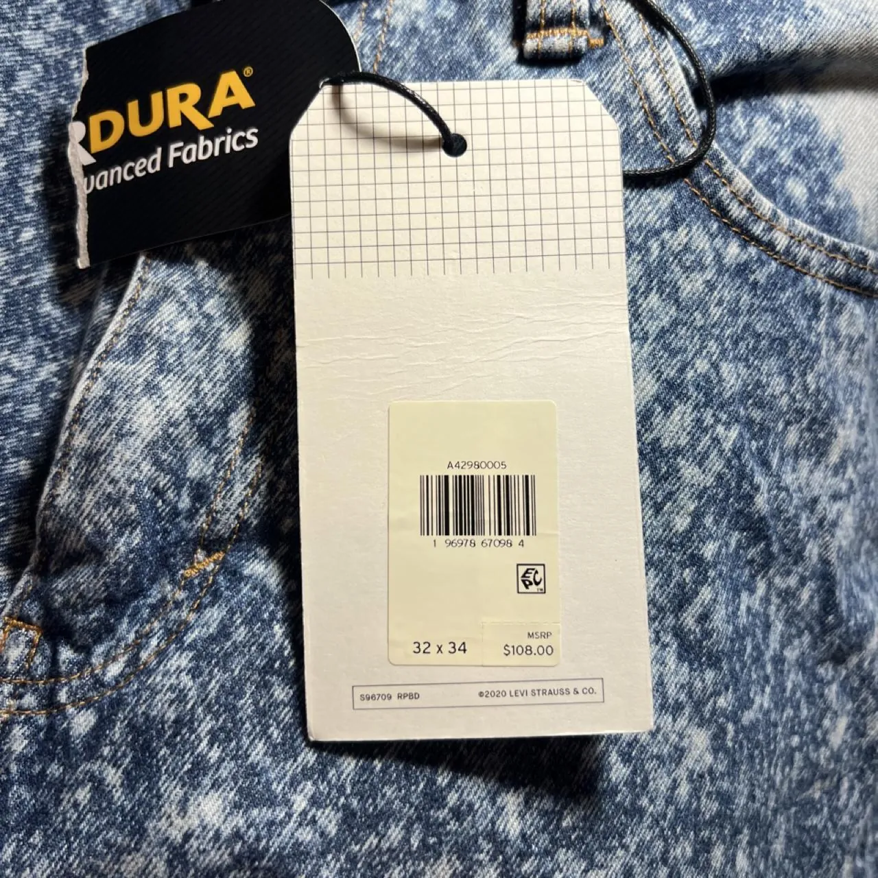 Levi's Super Baggy Acid Wash Jeans, photo 6 of 6