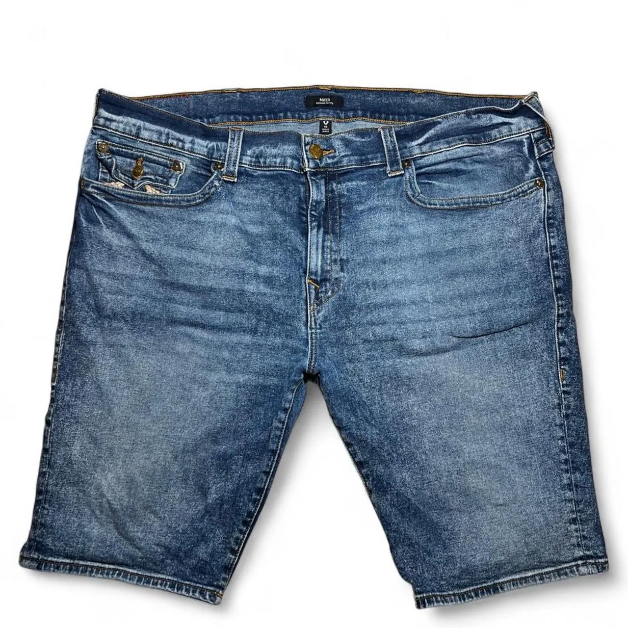 True Religion Rocco Relaxed Skinny Jean Shorts, photo 2 of 4