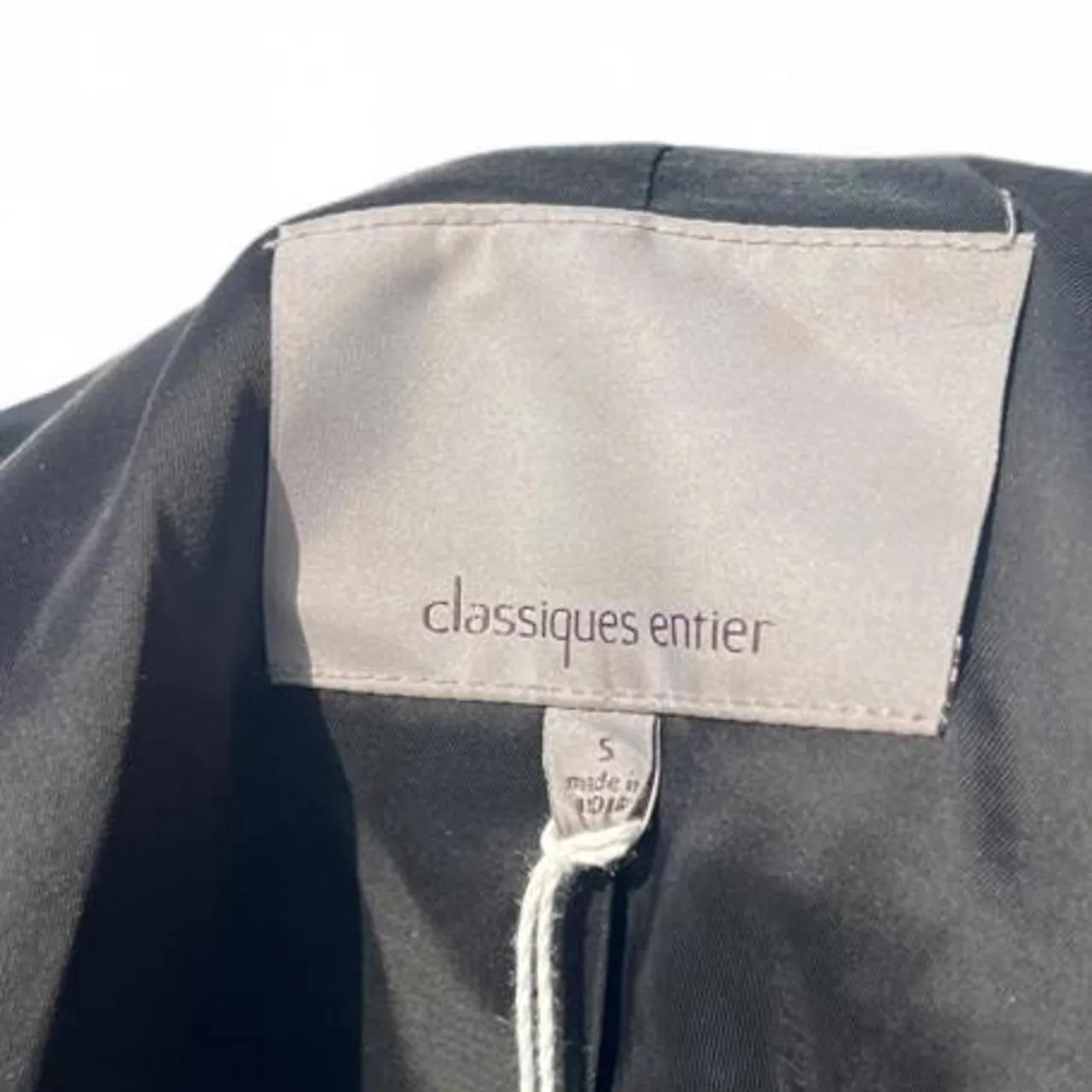 Vintage Classiques Entier Silver Metallic Quilted Leather Jacket, photo 5 of 5