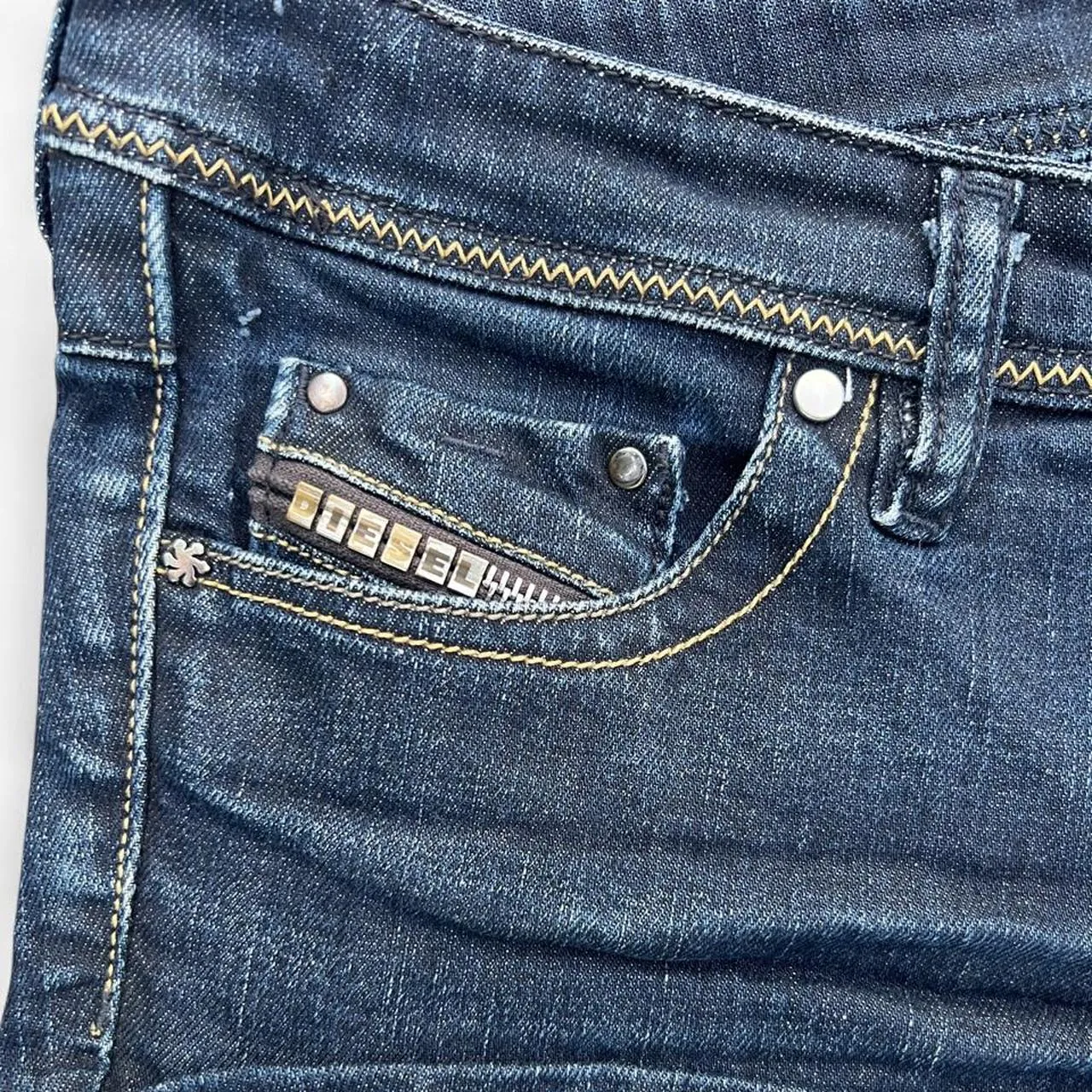 Vintage Y2K Diesel Low Rise Denim Shorts, photo 2 of 4